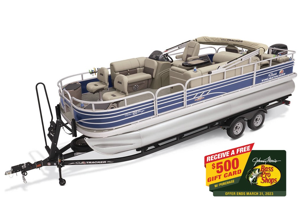 FISHIN' BARGE 22 DLX - SUN TRACKER Fishing Pontoon Boat