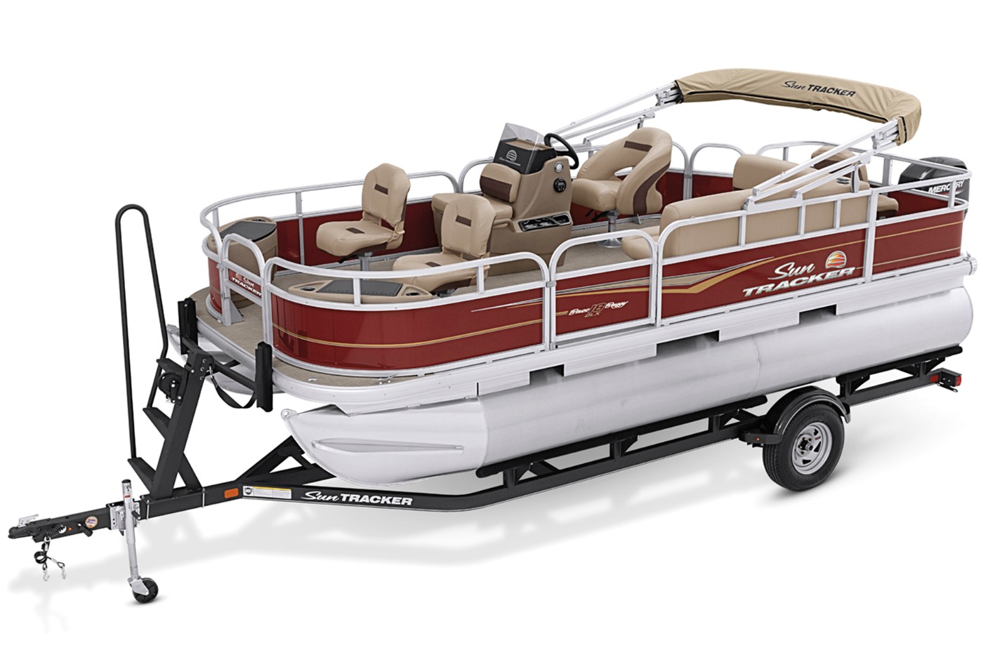 BASS BUGGY 18 DLX SUN TRACKER Fishing Pontoon Boat