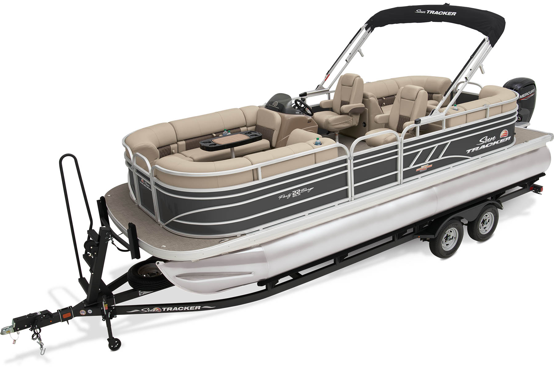 PARTY BARGE 22 DLX SUN TRACKER Recreational Pontoon Boat